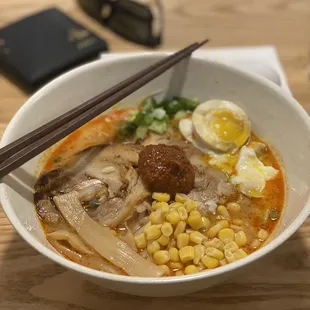 Spicy Miso Ramen with Pork Belly and Egg