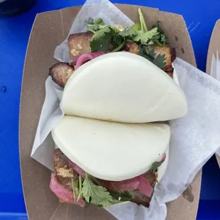 Pork Belly Steamed Bun