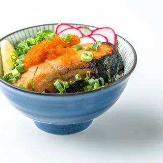 GRILLED Miso Salmon Rice Bowl