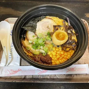 Spicy tonkotsu ramen
