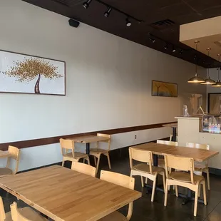 gorgeous, new pieces of artwork in the restaurant