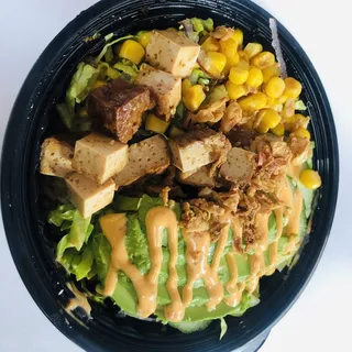 Vegan Tofu and Crunch Donburi