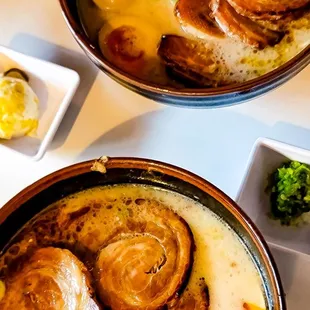 Tonkotsu OG + corn &amp; yuzu bombs