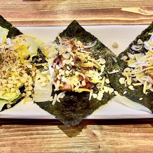 Crispy chasu wraps