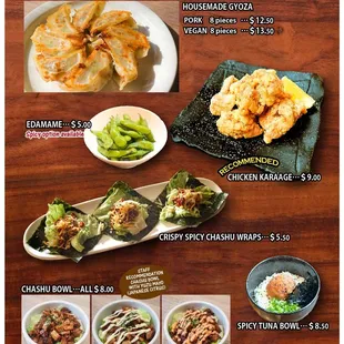 "This is our newest menu."