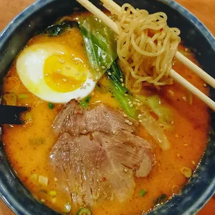 Spicy Tonkotsu Ramen with chashu