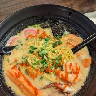 Seafood ramen!