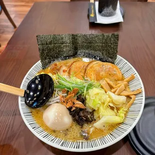 Black garlic ramen