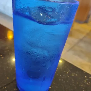 Iced water