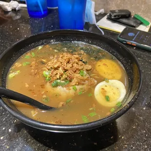 Black garlic ramen