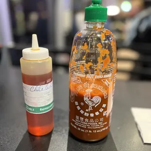 Ask for the chili oil or Siracha