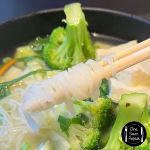 Vegetable Ramen with Rice Noodles (4-22-2023)