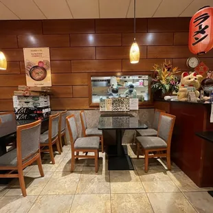 the interior of a restaurant