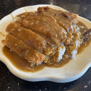 A mini Chicken Katsu Curry Rice is more than enough.