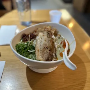 Spicy Green Curry Ramen