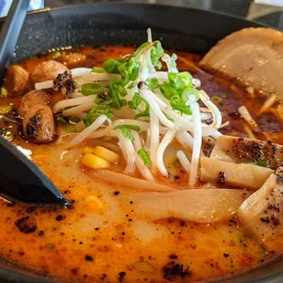 Black Garlic Ramen (Close up!)