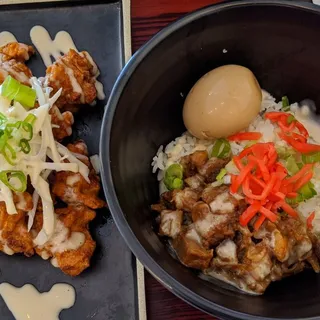 Garlic Pork Rice Bowl