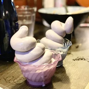 Taro soft serve