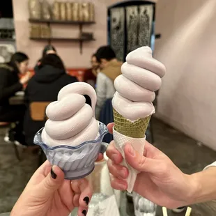 Taro Soft Serve