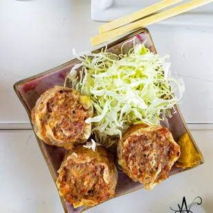 Pork Shumai. Steamed dumplings  The Shumai was an explosion of flavor!