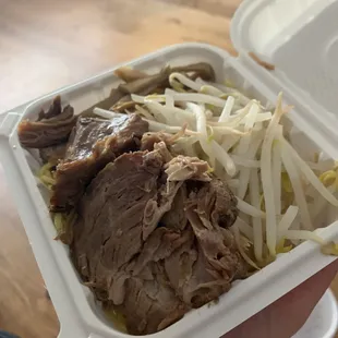 Delivery ramen components