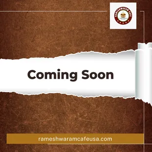 Rameshwaram Cafe, a South Indian Cafe, is opening soon in Fremont.