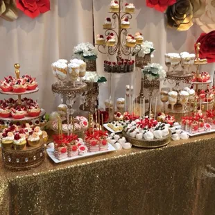 Dessert table setup