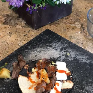 Took home some carne asada,ceviche and aguachile and it was delicious!!! My family loved it!
