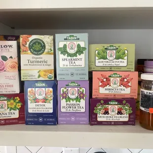 My tea collection from Ramirez Market