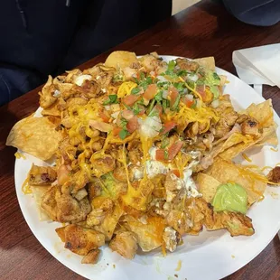 Chicken nachos