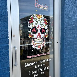 the front door