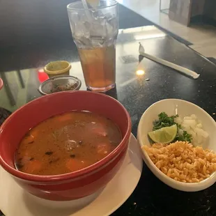 Absolutely my favorite pozole-freshly mad and delicious!? Again -generous portions and great prices.
