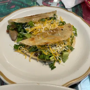 Carne asada and chicken tacos