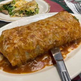 Carne asada wet burrito