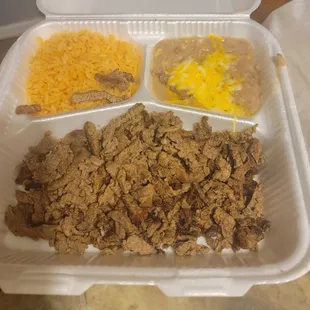 Carne asada plate