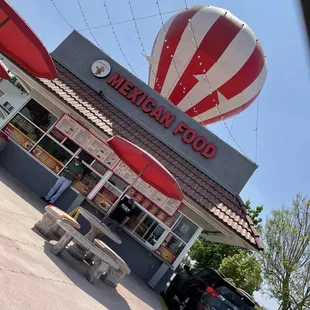 View of the front area from drive thru.
