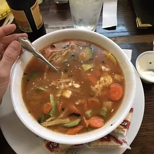 Tortilla soup! Yum