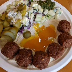 Updated falafel and salad plate - Sept 2022