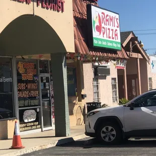 Front of the location