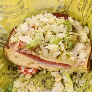 Half of my two by four sandwich... I ate the other half too fast