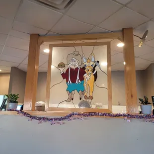 Old decor from days gone by...