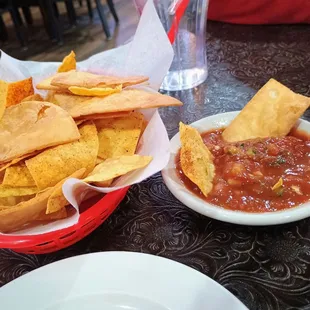 Mixed Chips with Hot Salsa