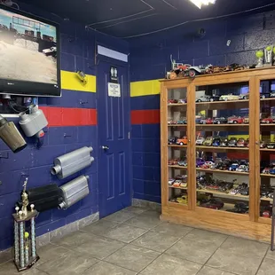 Inside the waiting area