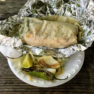 Veggie burrito
