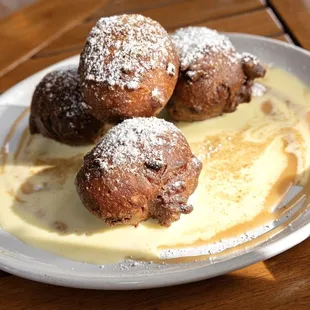 Cinnamon Apple Beignets.