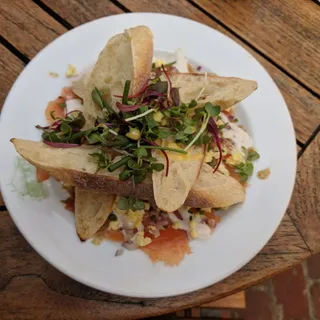 Small Basil Cured Salmon Lox