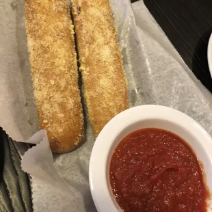Bosco sticks with marinara