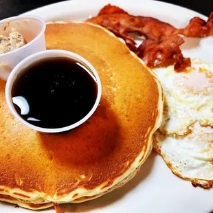 pancakes, food