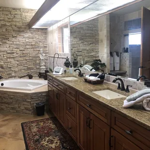 The bathroom in our suite Mt. Fuji