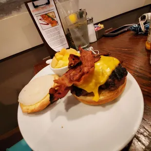 a plate of food on a table
